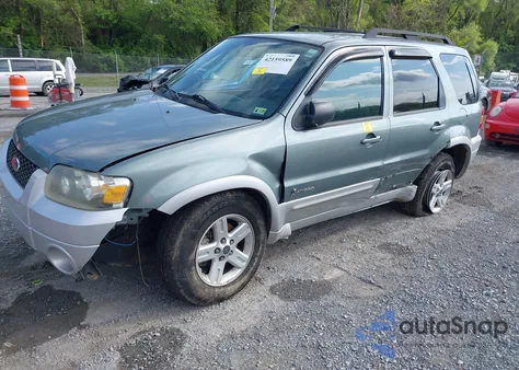 2007 Ford Escape Hybrid from USA, damaged, VIN 1FMCU59HX7KB25010